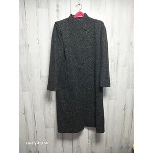 Sheridan Square Wool Blend Double Breasted Coat Made In Yugoslavia